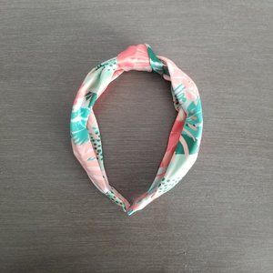 Abstract Print Knot Headband - Pink Multi (OS) - ANTHROPOLOGIE